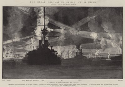 The Great Coronation Review at Spithead by Fred T. Jane